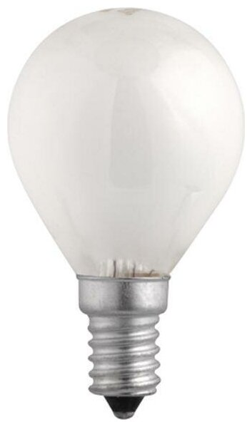 Лампа накаливания JazzWay P45 60W E14 матовая шар
