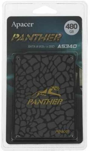 Твердотельный накопитель Apacer PANTHER 480 ГБ SATA AP480GAS340G-1