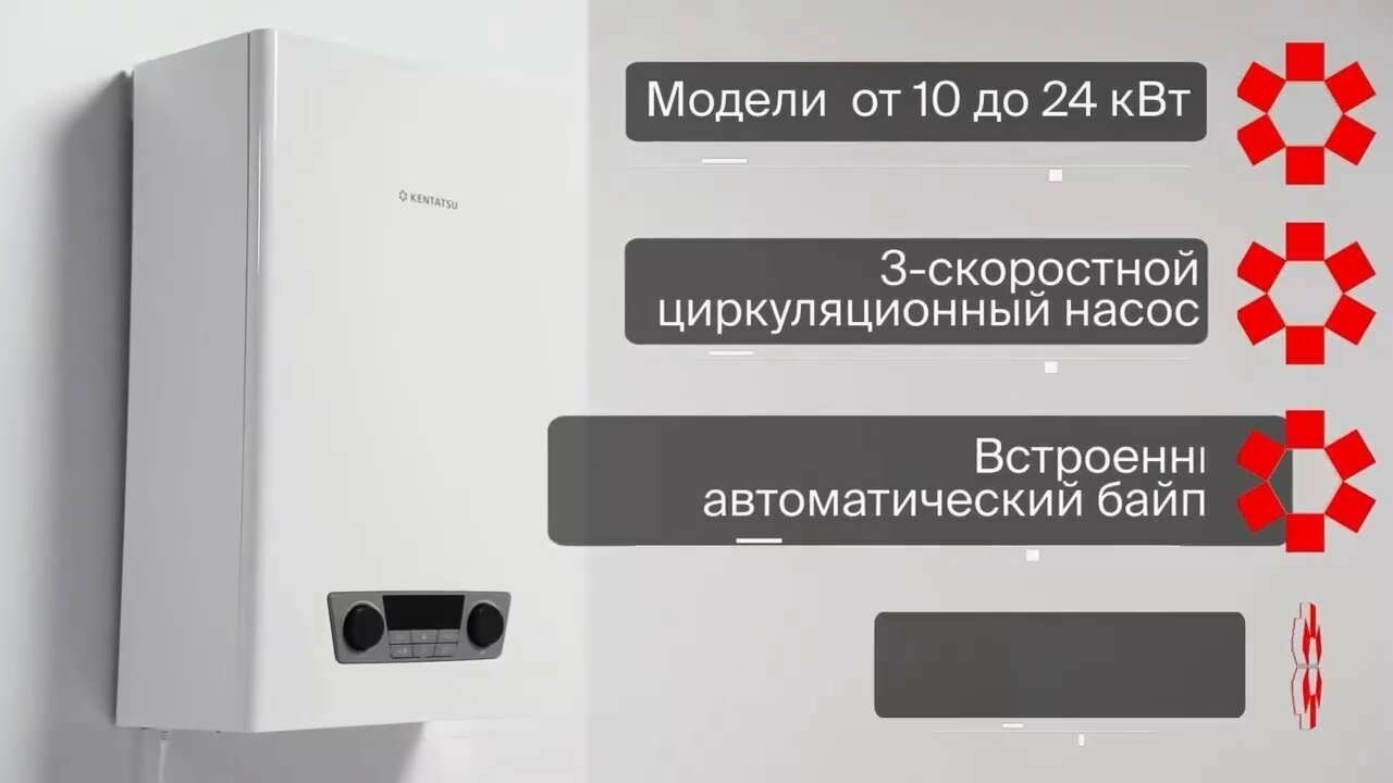 Настенный газовый котел Kentatsu - фото №2