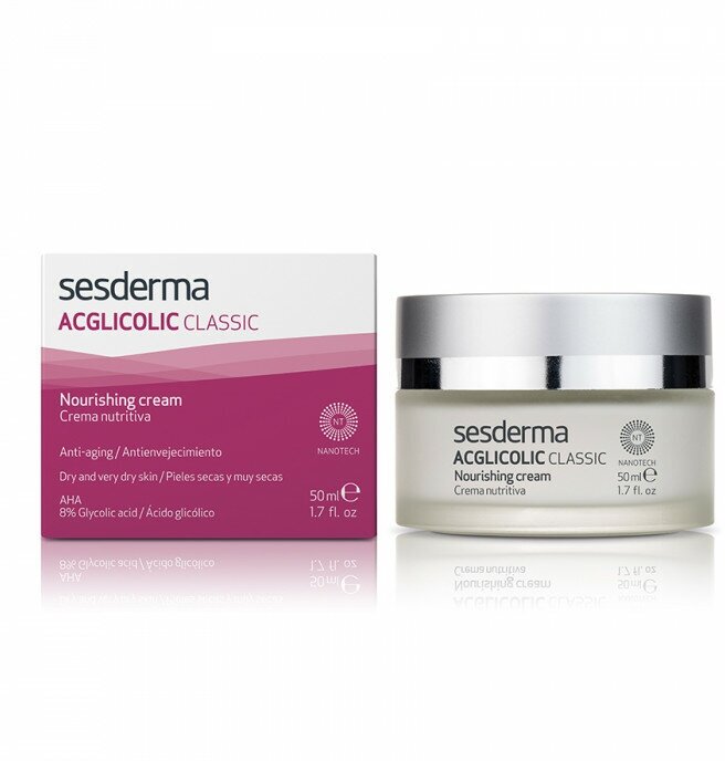 Крем SESDERMA ACGLICOLIC CLASSIC питательный с гликолевой кислотой, 50 мл