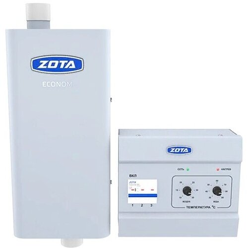 термостат для котла zota ecoster touch Электрический котел ZOTA 21 Econom, 21 кВт, одноконтурный