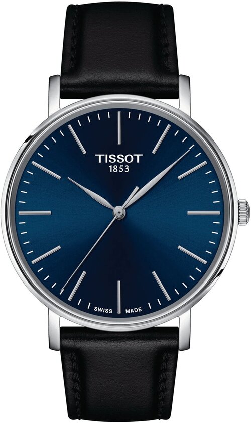 Наручные часы TISSOT T-Classic, черный, серебряный