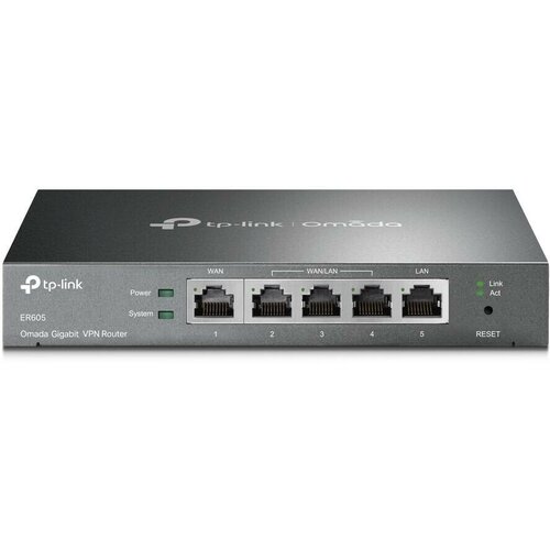 Роутер Tp-Link SafeStream ER605 черный комплект 5 штук маршрутизатор tp link tl mr3020 n300 3g 4g портативный