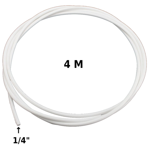 Трубка белая UFAFILTER 1/4 для фильтра воды, 4 метра