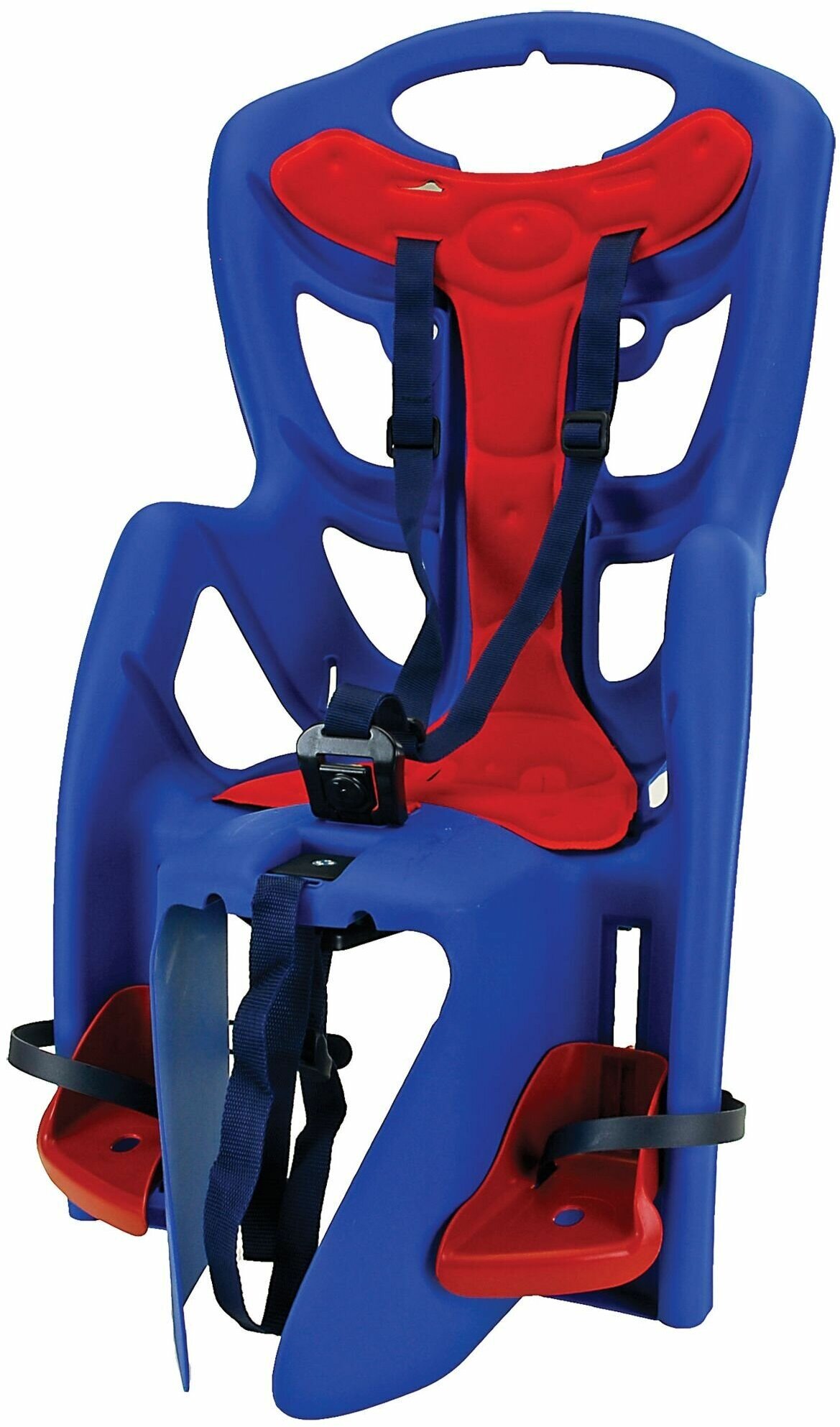 Кресло детское на багажник PEPE (4) синее до 7лет/22кг TUV BELLELLI (Италия)