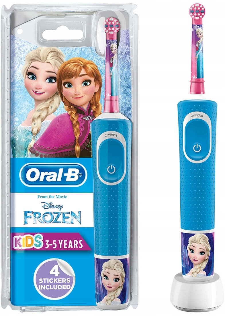 Электрическая зубная щетка Oral-B Kids Холодное Сердце - фото №1