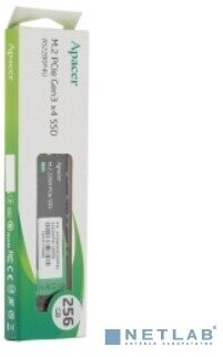 Накопитель SSD M.2 2280 Apacer AS2280P4U 256GB PCIe Gen3x4, NVMe, 3D NAND, R3500/W1200 Mb/s, MTBF 1.8M, Retail - фото №13