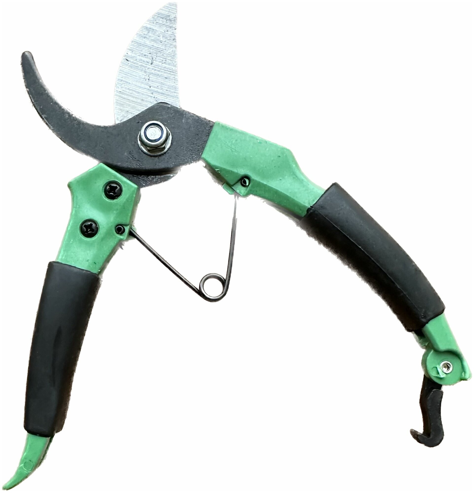 фото Секатор 19 см пластиковые ручки ширина реза 12 мм