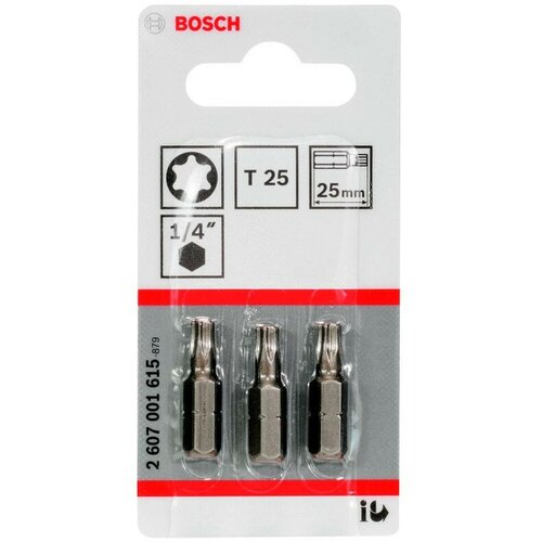 Бита Bosch TORX T25 XH 25мм (615) бита bosch ph 1 25 xh 510