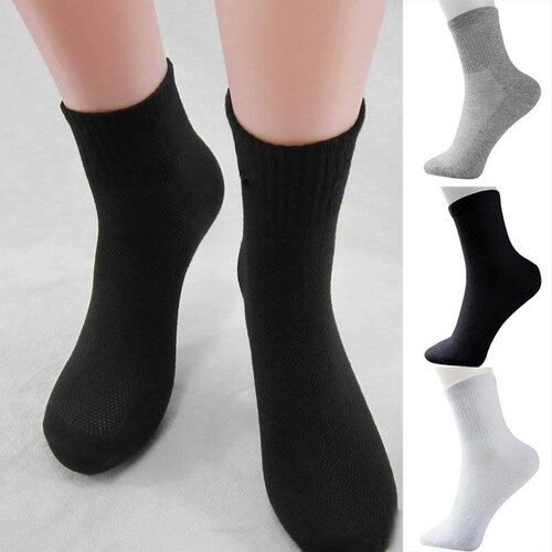 фото Носки мужские 5 пар сетка disparo, модель cc1518 хлопок черные