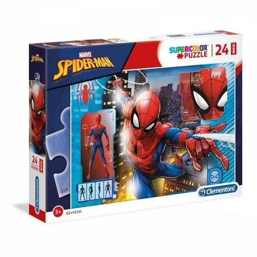 Пазл Clementoni 24 MAXI Marvel Spider-Man. Человек-паук, арт.28507