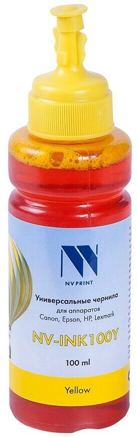 Чернила NV универсальные NV-INK100U Yellow