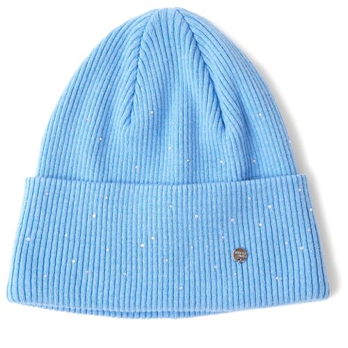 фото Шапка женская finn flare, цвет: голубой a20-11155_119, размер: 56