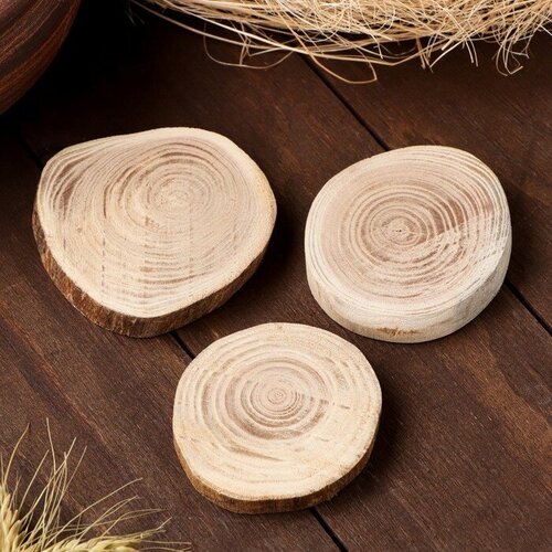 Срез дуба 5х8х1 набор 3 шт 595₽