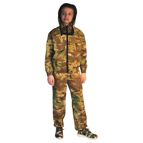 Детский камуфляжный костюм мультикам с противомоскитной сеткой - УС-косдет130-12 2481 28-30/122-128