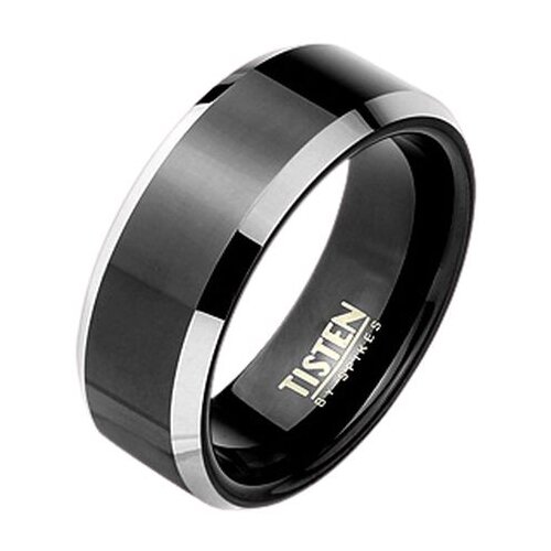 фото Spikes кольцо black ip r-ts-012, размер 20.5