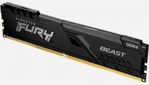Изображение товара Оперативная память Kingston DDR4 16Gb 3200 MHz pc-25600 FURY Beast Black (KF432C16BB1/16)
