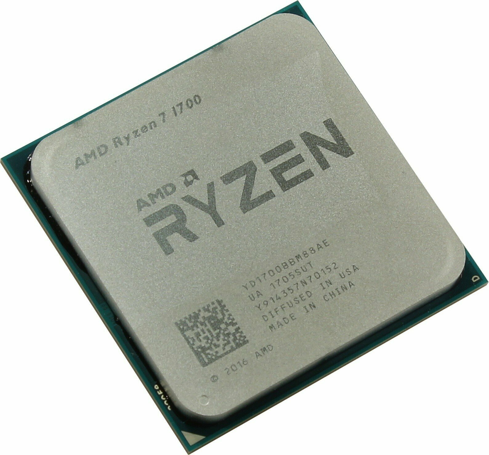 Процессор AMD Ryzen 7 1700 AM4, 8 x 3000 МГц, OEM