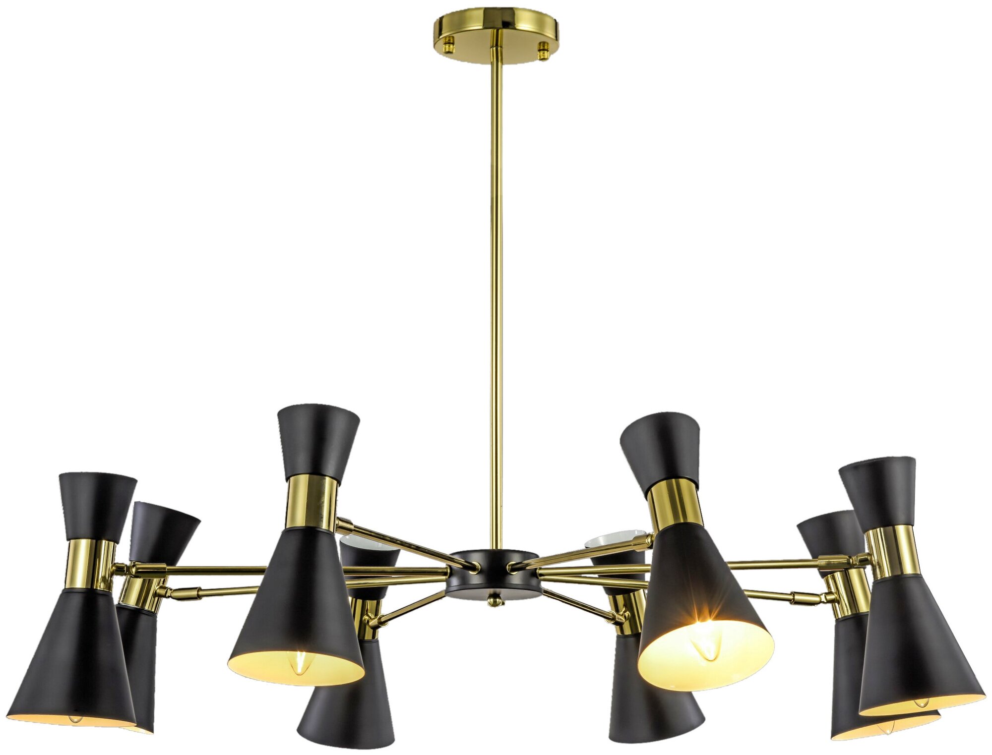 Люстра Mak-interior Elisium 8 black — фото 1