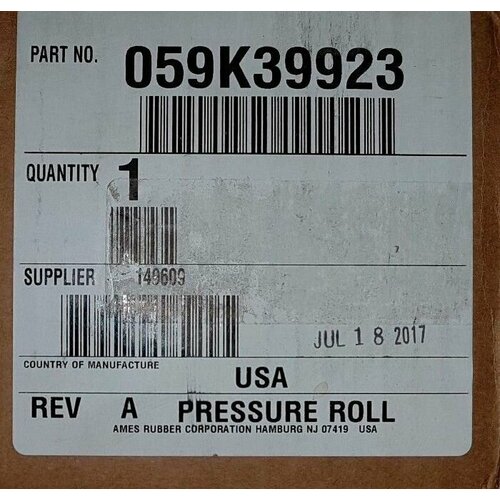 Xerox 059K39923 узел прижимной 059K39923 оригинал 81338₽