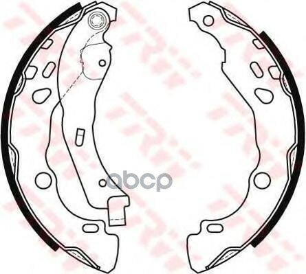 К-Т Бараб. Тормоз. Колодок TRW арт. GS8455