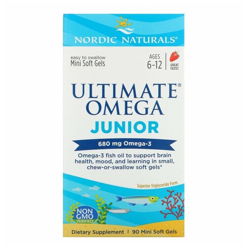 Nordic Naturals Ultimate Omega Junior (680 мг) 90 мини-капсул