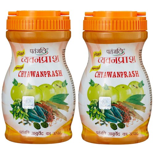 Джем Чаванпраш Патанджали (Special CHYAWANPRASH, Patanjali) для повышения иммунитета и укрепления организма, 2х500 г