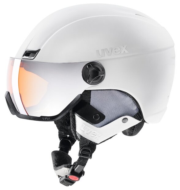 Шлем UVEX 2022-23 Hlmt 400 visor style uvex white mat White Mat (см:58-61)