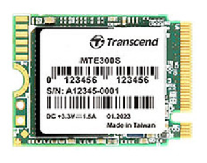 Твердотельный накопитель SSD Transcend MTE300S, 256GB, M.2(22x30mm), NVMe, PCIe 3.0 x4, 3D TLC, R/W 2000/950MB/s, IOPs 90 000/220 000, TBW 100,