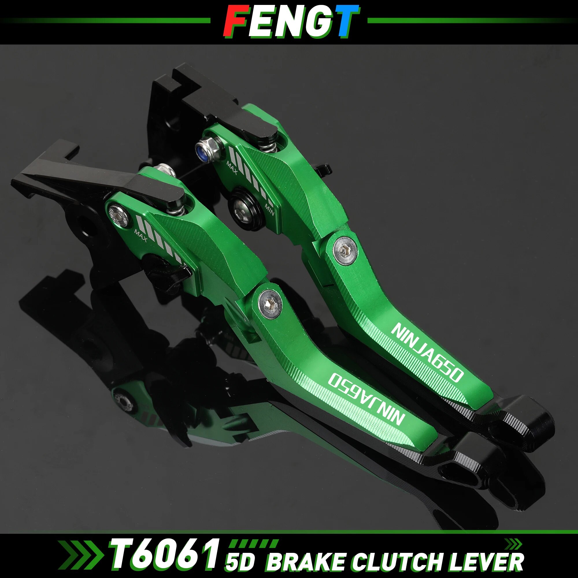 Новинка 5D NINJA650 рычаг тормоза для Kawasaki NINJA 650 2017-2023 Алюминиевые Зеленый, 5D Green A