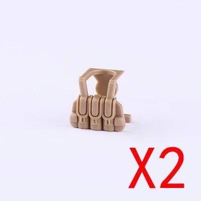 Пластиковый жилет для фигурки солдата, BS108-A-2PCS