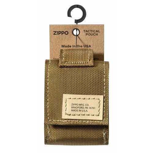 Чехол для зажигалки Zippo 48401 с фиксатором на ремень песочный чехол zippo 48402 для широкой зажигалки нейлон с нейлоновым фиксатором на ремень зеленый