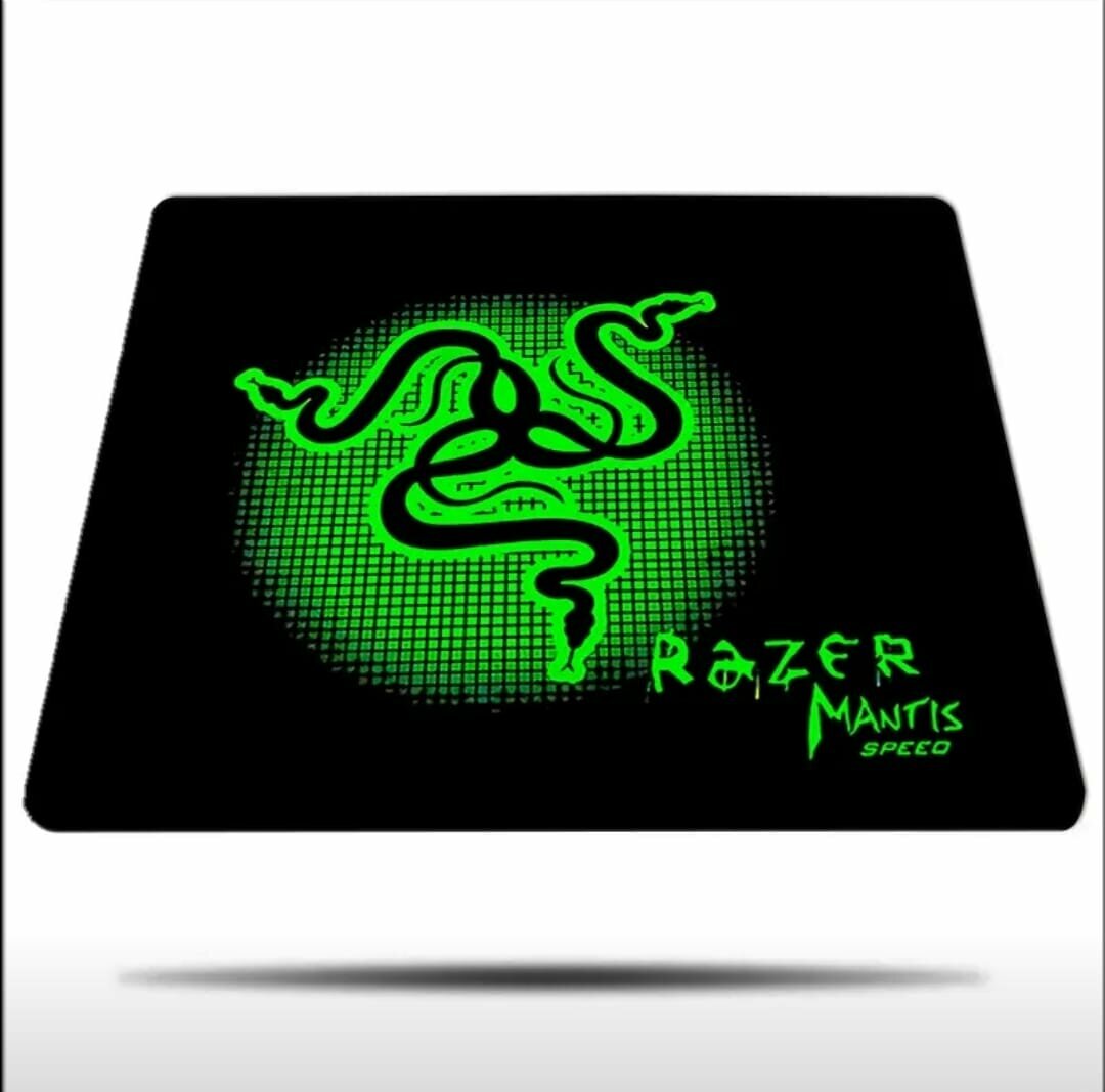 Коврик Razer Mantis Speed, черный/зеленый