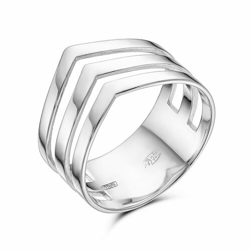 Кольцо Яхонт, серебро, 925 проба, размер 17