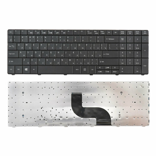 Клавиатура для ноутбука Acer Travelmate 5542, 5735G, Aspire E1-521, E1-531 черная gzeele new russian laptop keyboard for acer v5wc1 p253 p453 p253 e p253 m p253 mg p453 m p453 mg pk130pi1b04 mp 09g33su 6981w ru