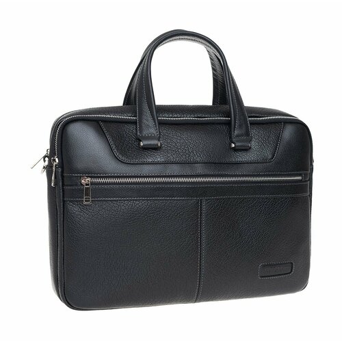 Сумка мессенджер Franchesco Mariscotti Модная мужская сумка 133261, фактура зернистая, гладкая, рельефная, черный
