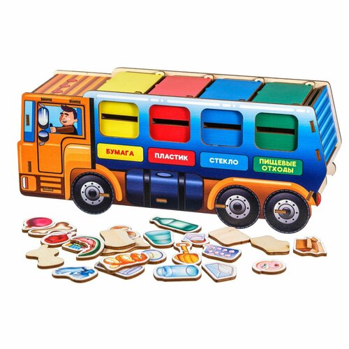 Игровой набор Мусоровоз 24 предмета 1193₽