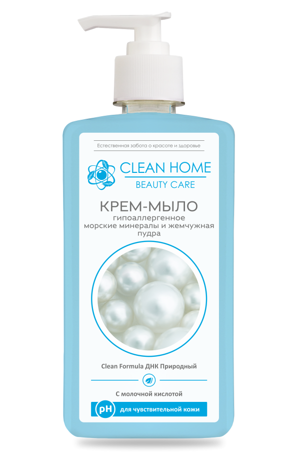 CLEAN HOME BEAUTY CARE Крем-мыло Гипоаллергенное 350мл дозатор