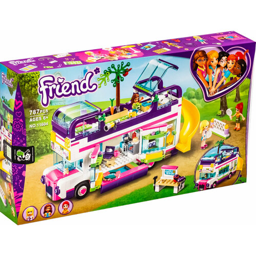 lego lego friends 41395 лего подружки автобус для друзей Конструктор/ Френдс/ Подружки/ Автобус для друзей/ 787 деталей/ 11604