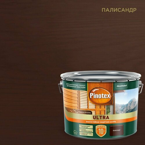 Тиксотропный антисептик Pinotex ULTRA NW pinotex ultra nw антисептик тиксотропный уф защита база под колеровку 2 5л 5803609