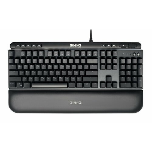 Клавиатура GMNG 999GK механическая черныйсеребристый USB Multimedia for gamer LED подставка для запястий 1091218 542900₽