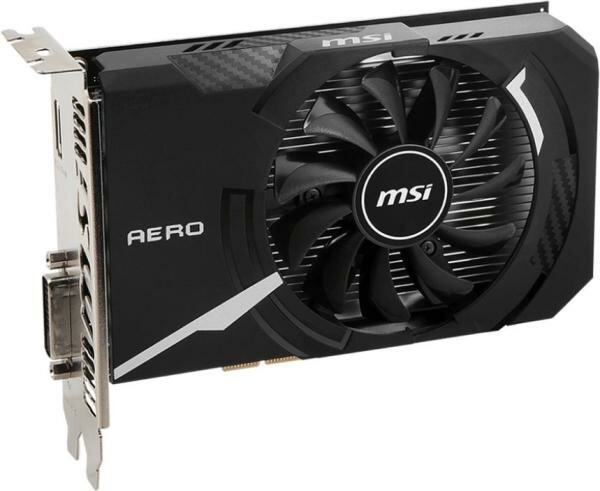 Видеокарта MSI GeForce GT 1030 AERO ITX 4GD4 OC PCI-E 4096Mb DDR4 64 Bit Retail