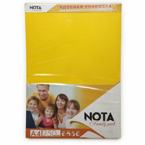 Бумага Nota Family Pack A4, 250 листов, 5 цветов