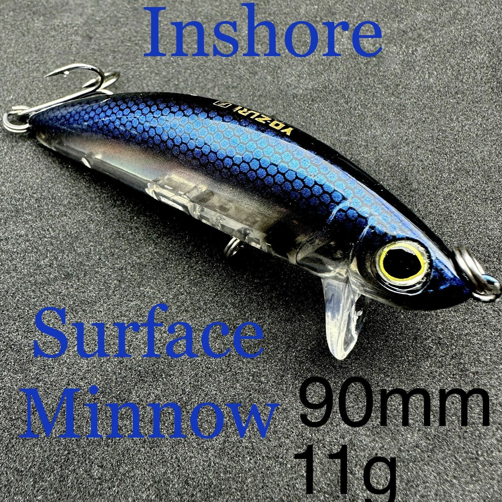 Воблер для рыбалки Yo-Zuri 3D Inshore Surface Minnow 90 mm 11 g на окунь, щуку, судак, береш, жерех, хариус, сома