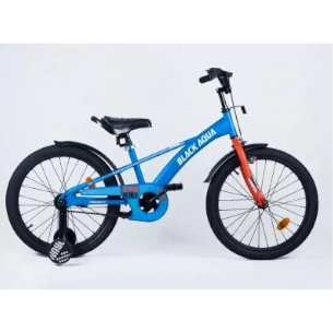 Велосипед BLACK AQUA Velorun 16" (синий-оранжевый)
