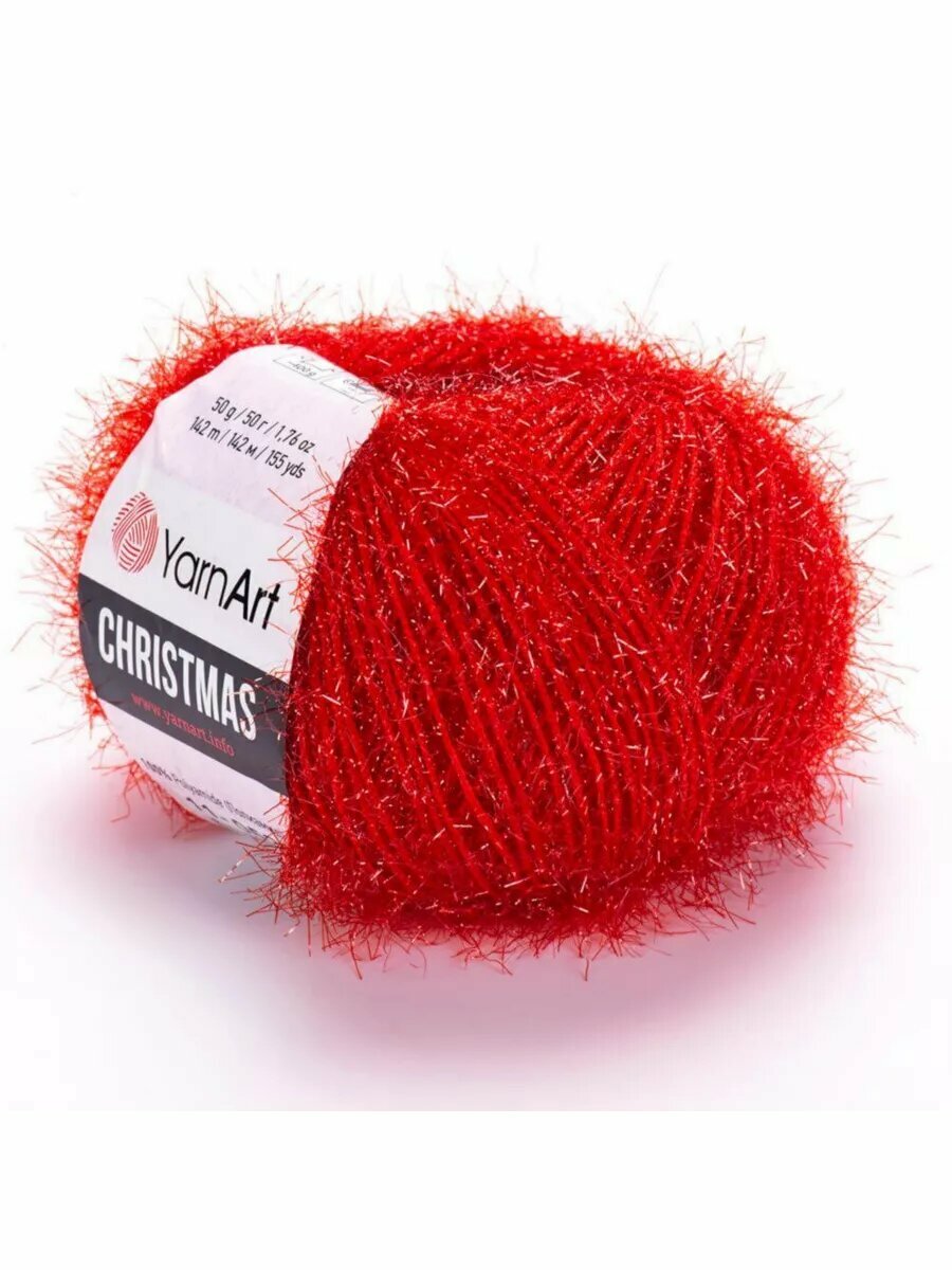 Пряжа YarnArt Christmas 11 красный