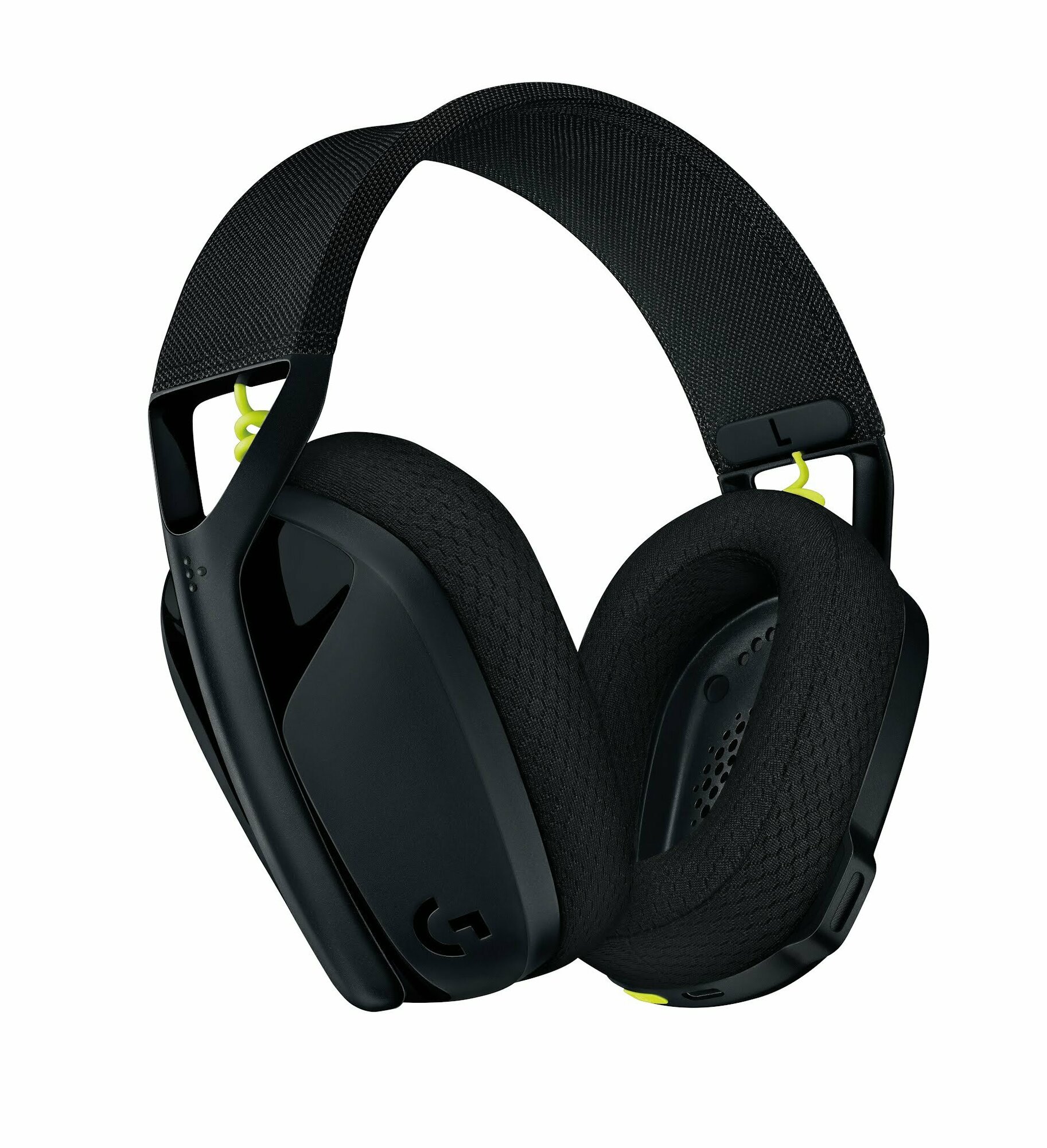 Беспроводная компьютерная гарнитура Logitech G G435, черный/неоновый желтый — фото 1