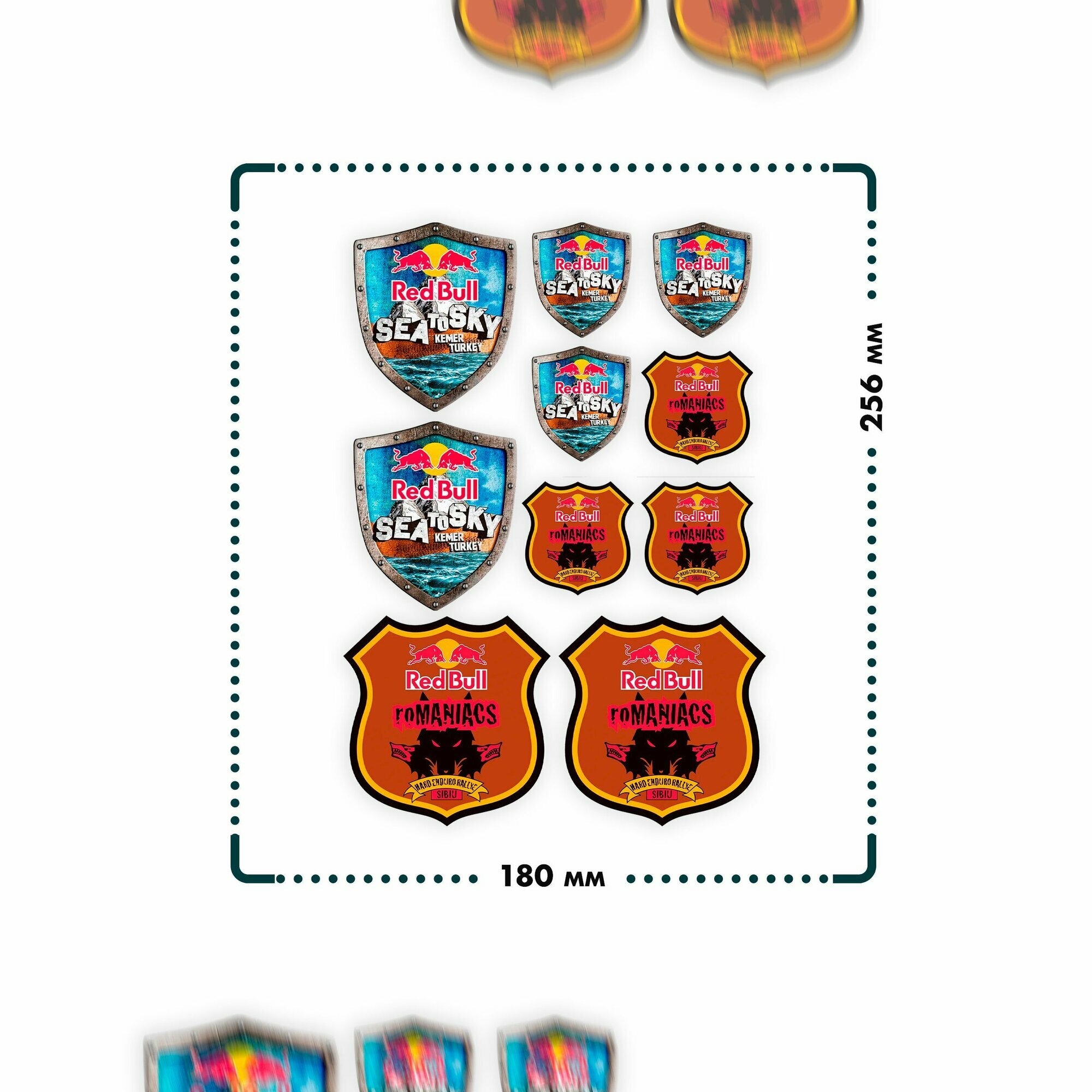 Термонаклейки на одежду Sea to Sky roManiacs — фото 1