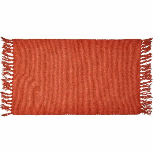Коврик декоративный хлопок Solid Mat JBT-001-02 50x80 см цвет оранжевый 1248₽