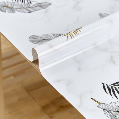 Гибкое стекло на стол 80х160 см 0,8 мм